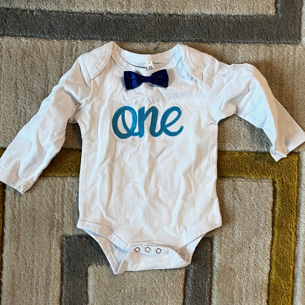 One onsie with bowtie
